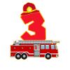 3ème anniversaire pompiers cadeau