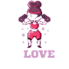 fitness woman love