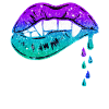 Melting lips