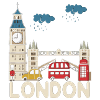 T-shirt souvenir de Londres