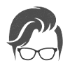 Coupe de cheveux bouclés