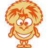 lama funny animals face cartoon