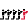 Fünf Männer