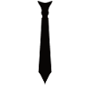 Tie - classic black