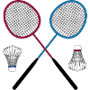 Badminton Federball Batteur