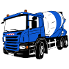 Bétonnière auto - bétonnière camion
