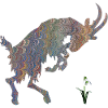 goat with snowdrop e 49