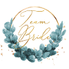 blue ivy wreath team bride