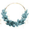 Blue ivy wreath