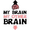 my other brain brain brain expression