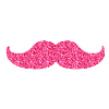 glittering moustache