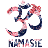 Namaste Om Floral