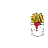 Pommes Frittes Brusttasche