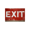 cool exit shirt design red