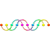 Korncirkel DNA helix slange regnbue frekvens