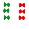 Italian flag pasta