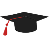 Regalo diploma cappello vintage graduazione degli studenti
