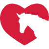 PFERD LIEBE MIT HERZ Geschenk