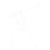 Dab dance - skeleton