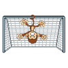 Funny Monkey Football Goalkeeper
