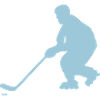 roller inline hockey silhouette character