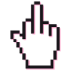 Middle finger pixel