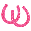 sparkling horseshoes