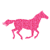 glitter horse