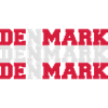 Denmark Danmark Flag Logo