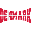 Denmark Danmark Flag Logo Design
