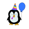 Anniversaire birthday pingouin