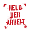 Held der Arbeit - rot