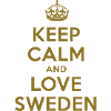 keep calm and love sweden