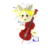 Violoncelle lapin