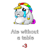 Ate without a table!