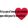 amour sincere nourriture