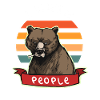 Je déteste les gens - ours ours brun cadeau grizzly