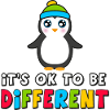 Autism Autism Awareness Penguin be different ok