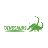 Dinosaurs in green