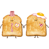 Newlyweds toast