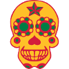 Mexican skull Calavera skull dead