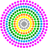 Zen mandala of patience