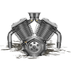 V 2 Motorradmotor