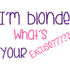 I'm Blonde