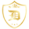 D letter crown gold