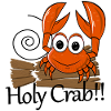 Holy Crab Pun Crab