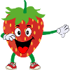 Strawberry Dabbing Dance Fruit