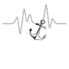 Heartbeat maritime anchor