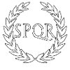 Roemer Rom Roemisch SPQR WHITE