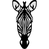 Zebra wildes Tier 28012